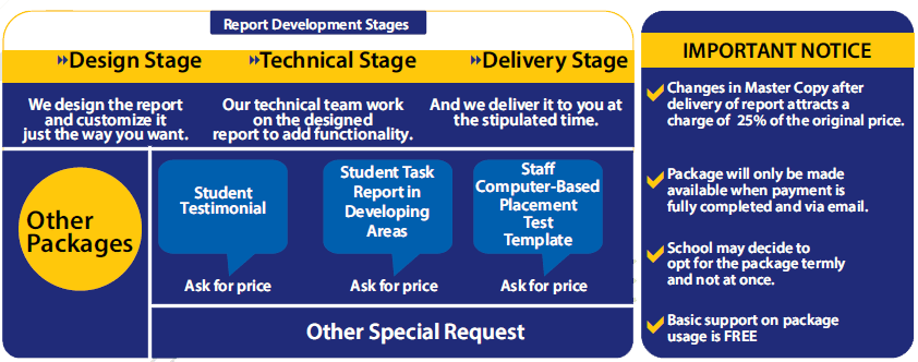 digital academic report development stages